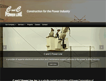 Tablet Screenshot of ccpowerline.com